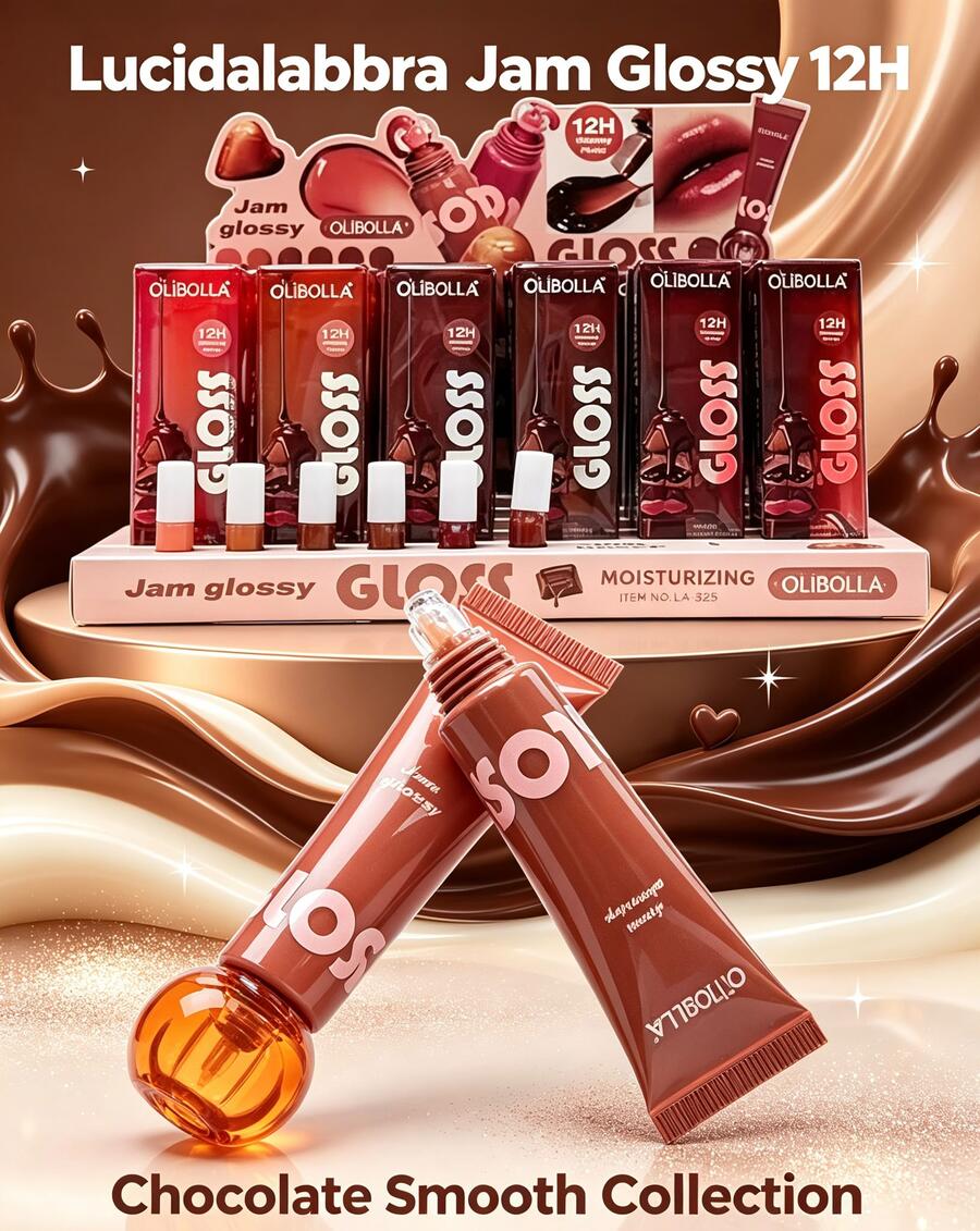 Olibolla Jam Glossy 12ore [Conf. da 24 pezzi]
