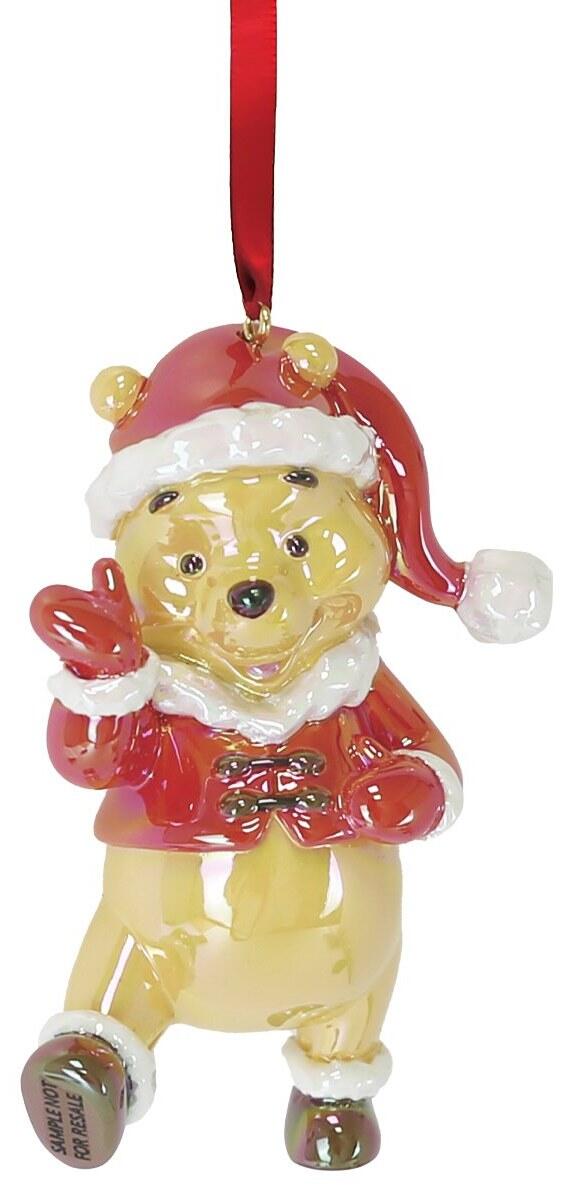 Enesco Disney Decorazione Natalizia Winnie the Pooh in PVC Iridescente da Appendere