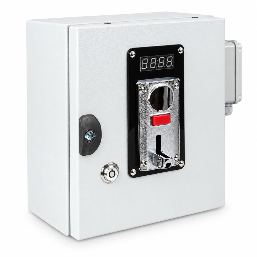 Gettoniera Elettronica per Lavatrice o Asciugatrice – Controllo a Tempo per macchine fino a 3500W
