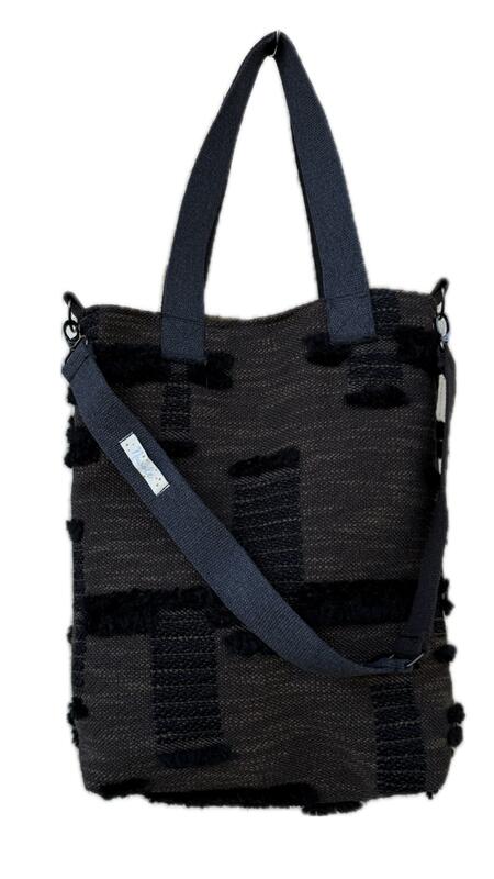 Borsa  marrone e nera 
