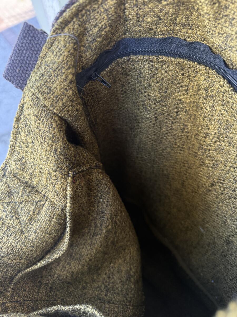 Borsa  marrone e nera 