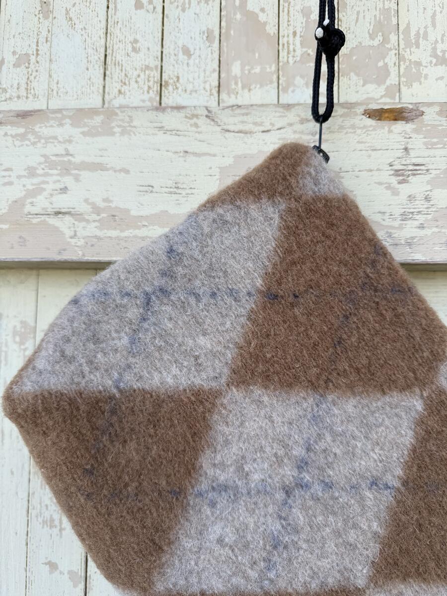 Clutch losanghe beige