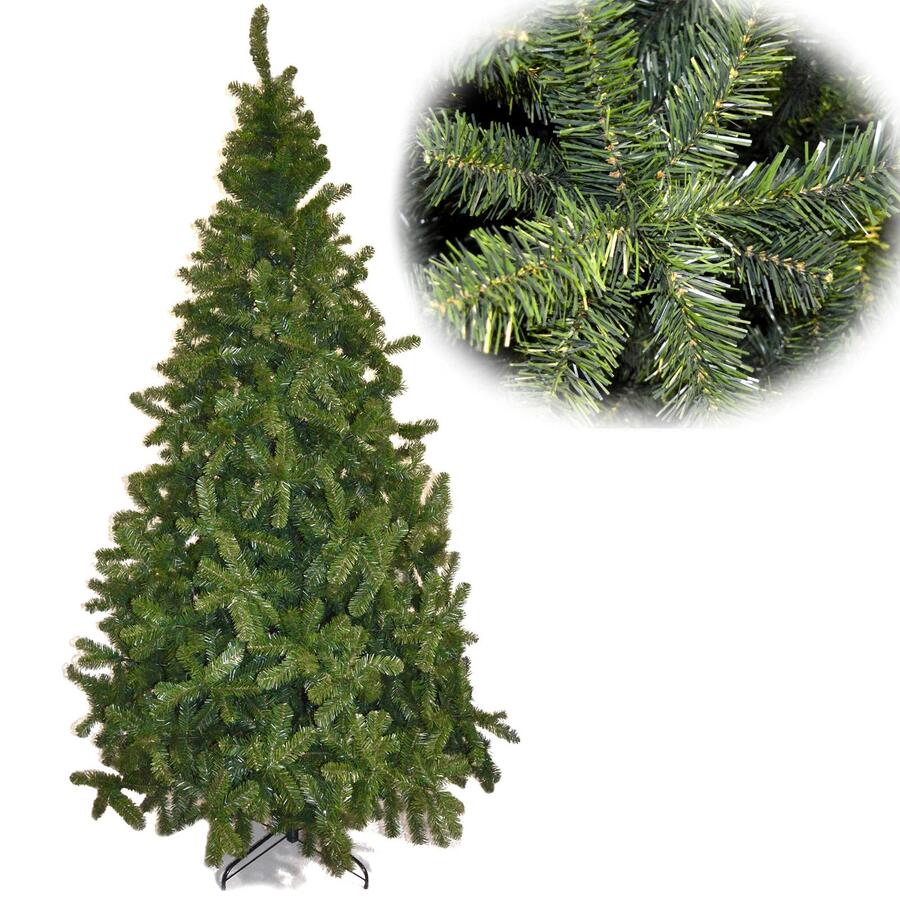 ALBERO DI NATALE MODELLO PINO IMPERATORE COLORAZIONE VERDE 90CM DA 135 PUNTE