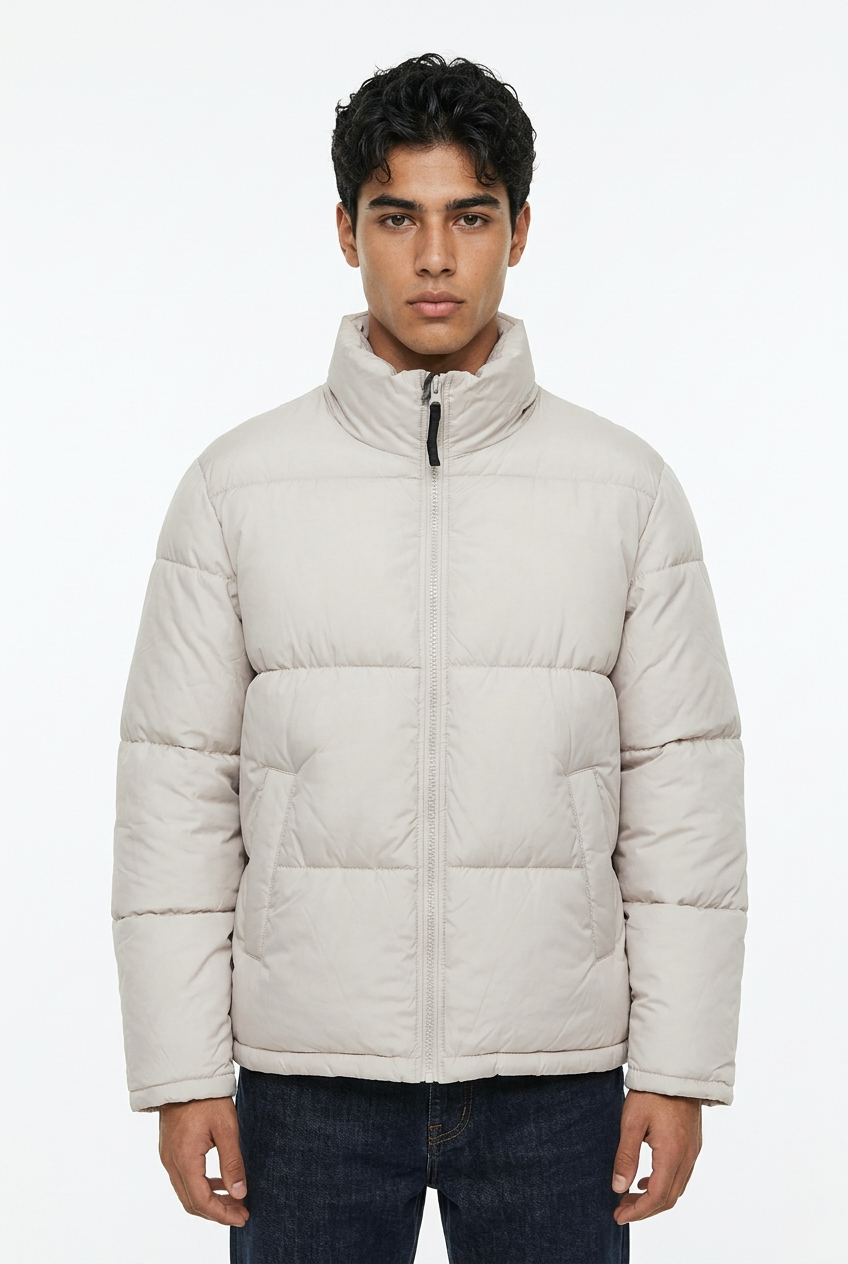 Telamira Puffer Jacket Beige