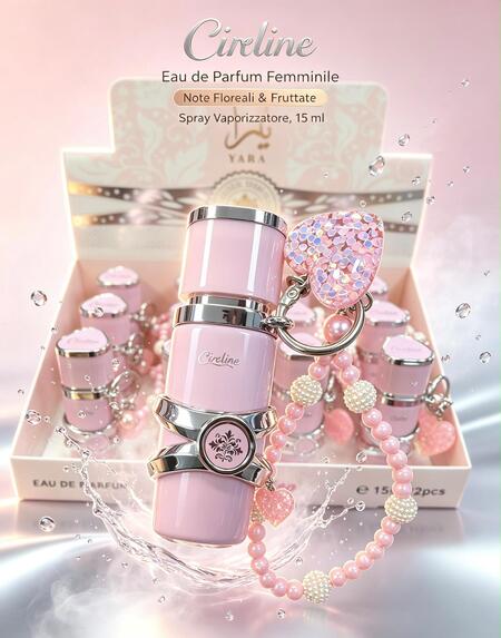 Circline Edp da 15 ml + portachiavi Yara Rosa [Conf. da 12 pezzi]