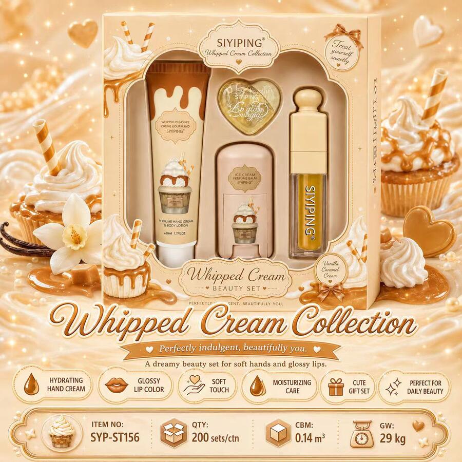 Siyiping Whipped Cream Collection [Conf. da 12 pezzi]