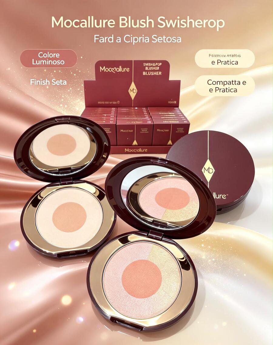 Mocmallure Swish & Pop Blusher [Conf. da 24 pezzi]