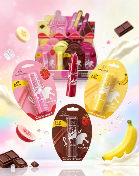 Lucky Model Lip Balm [Conf. da 24 pezzi]