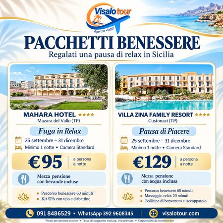 PACCHETTI BENESSERE TRAPANI