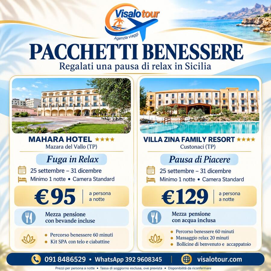 PACCHETTI BENESSERE TRAPANI