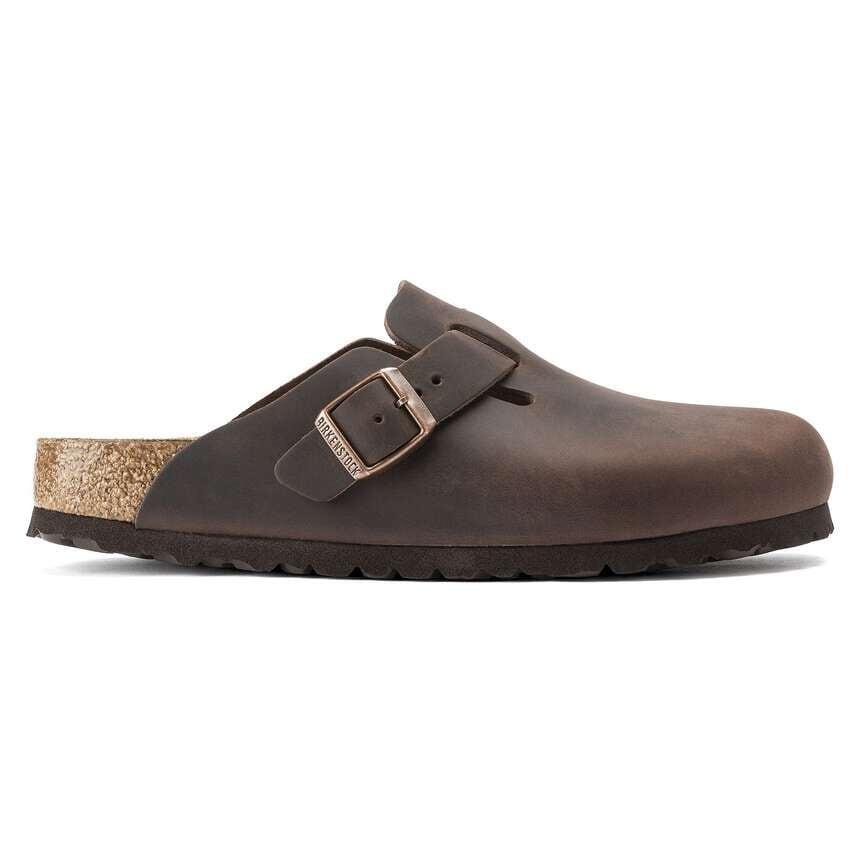 Birkenstock Boston Pelle Oliata Habana