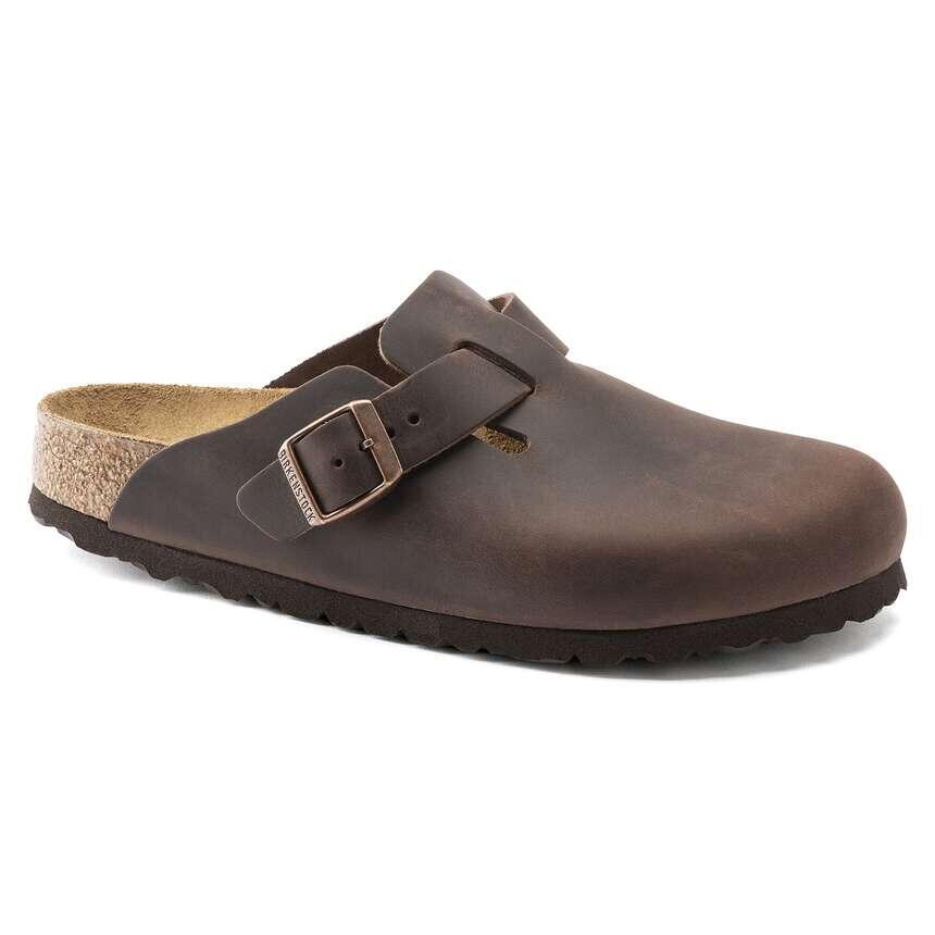Birkenstock Boston Pelle Oliata Habana
