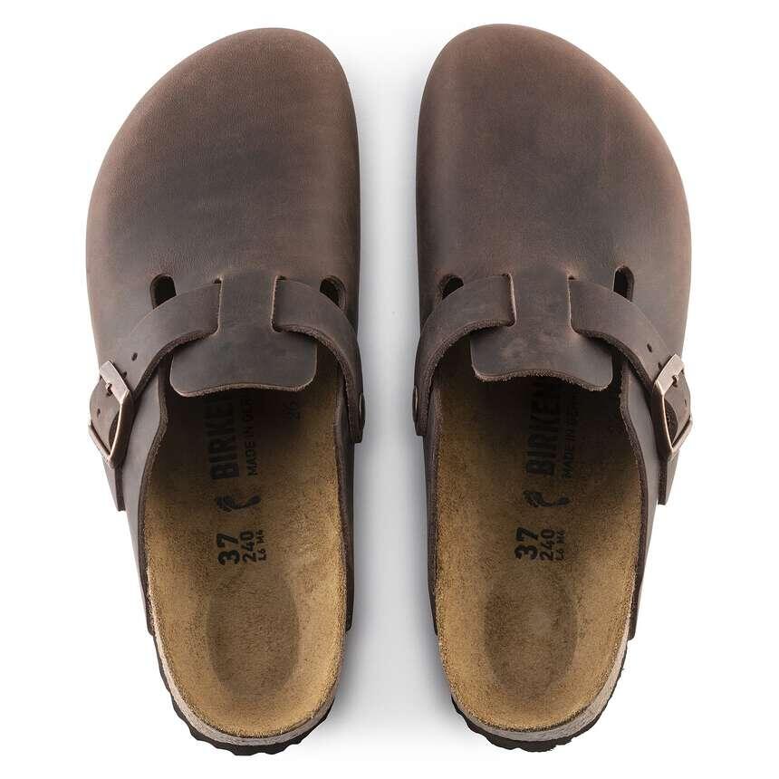 Birkenstock Boston Pelle Oliata Habana
