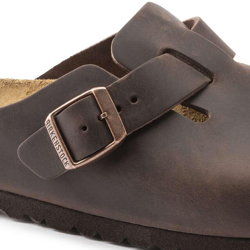 Birkenstock Boston Pelle Oliata Habana