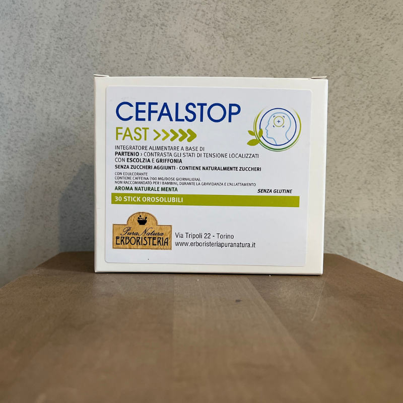 Erboristeria Puranatura - Cefalstop fast stick orosolubili