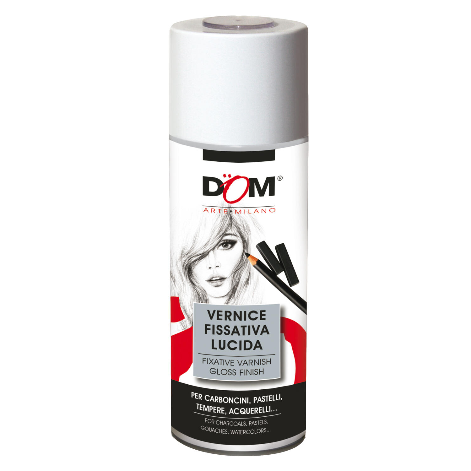 Vernice Fissativa Lucida da 400 ml DOM