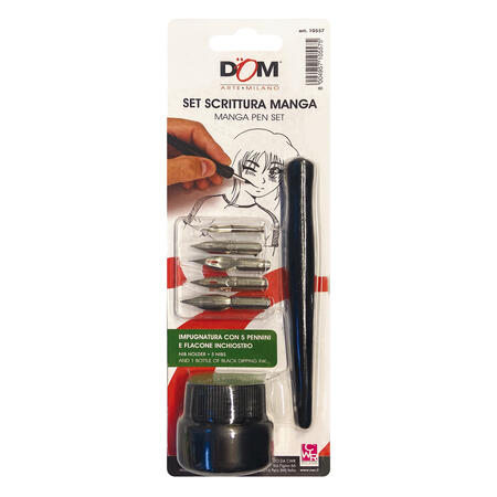 Set da Scrittura e Disegno per Manga con Inchiostro DOM