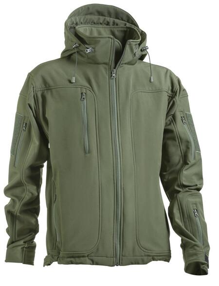 OPENLAND Giacca Softshell – Parka Tecnico con Cappuccio Doppio e Fodera Rimovibile