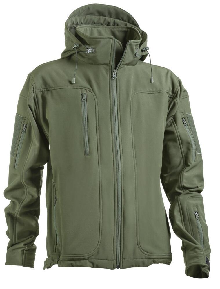 OPENLAND Giacca Softshell – Parka Tecnico con Cappuccio Doppio e Fodera Rimovibile