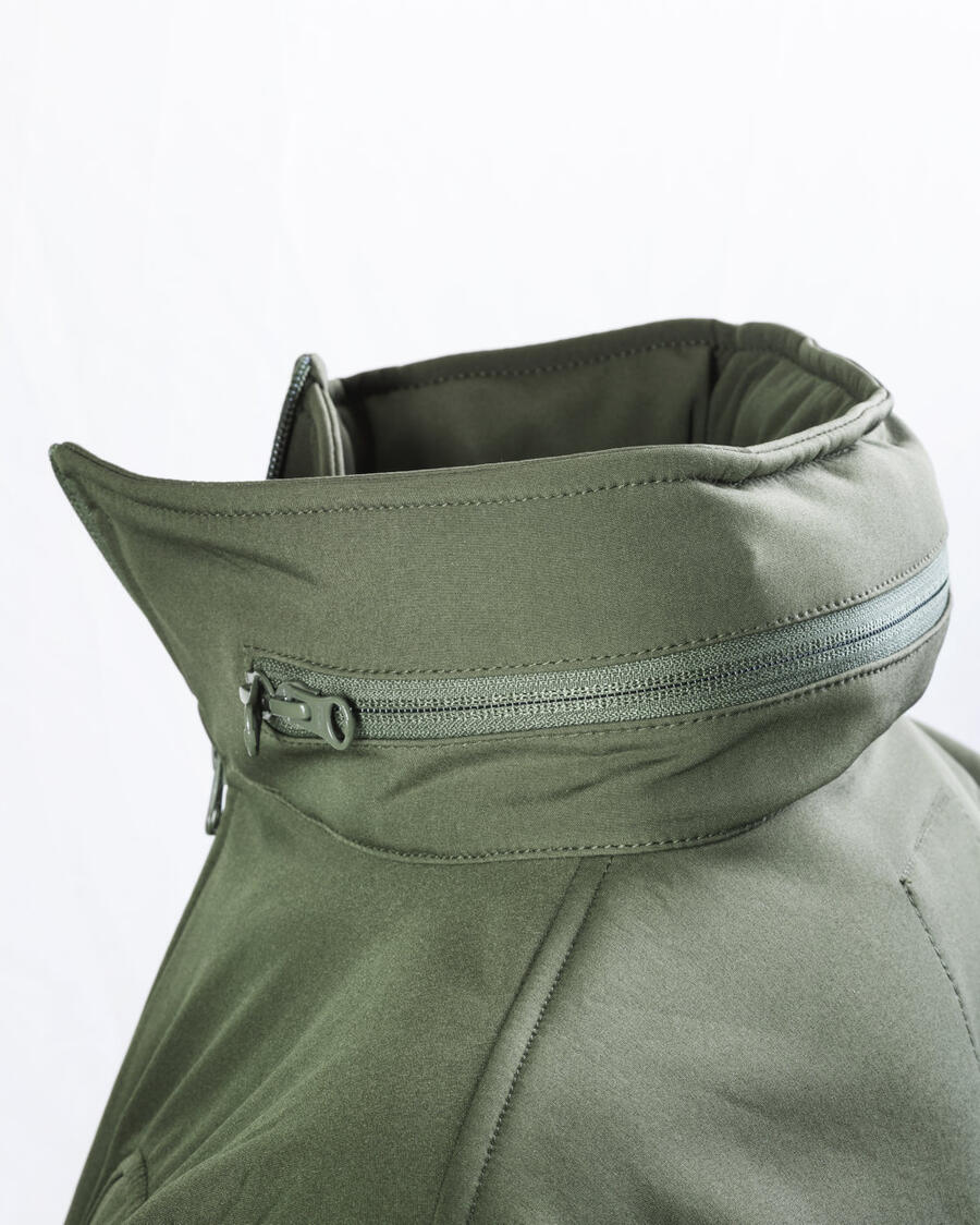 OPENLAND Giacca Softshell – Parka Tecnico con Cappuccio Doppio e Fodera Rimovibile