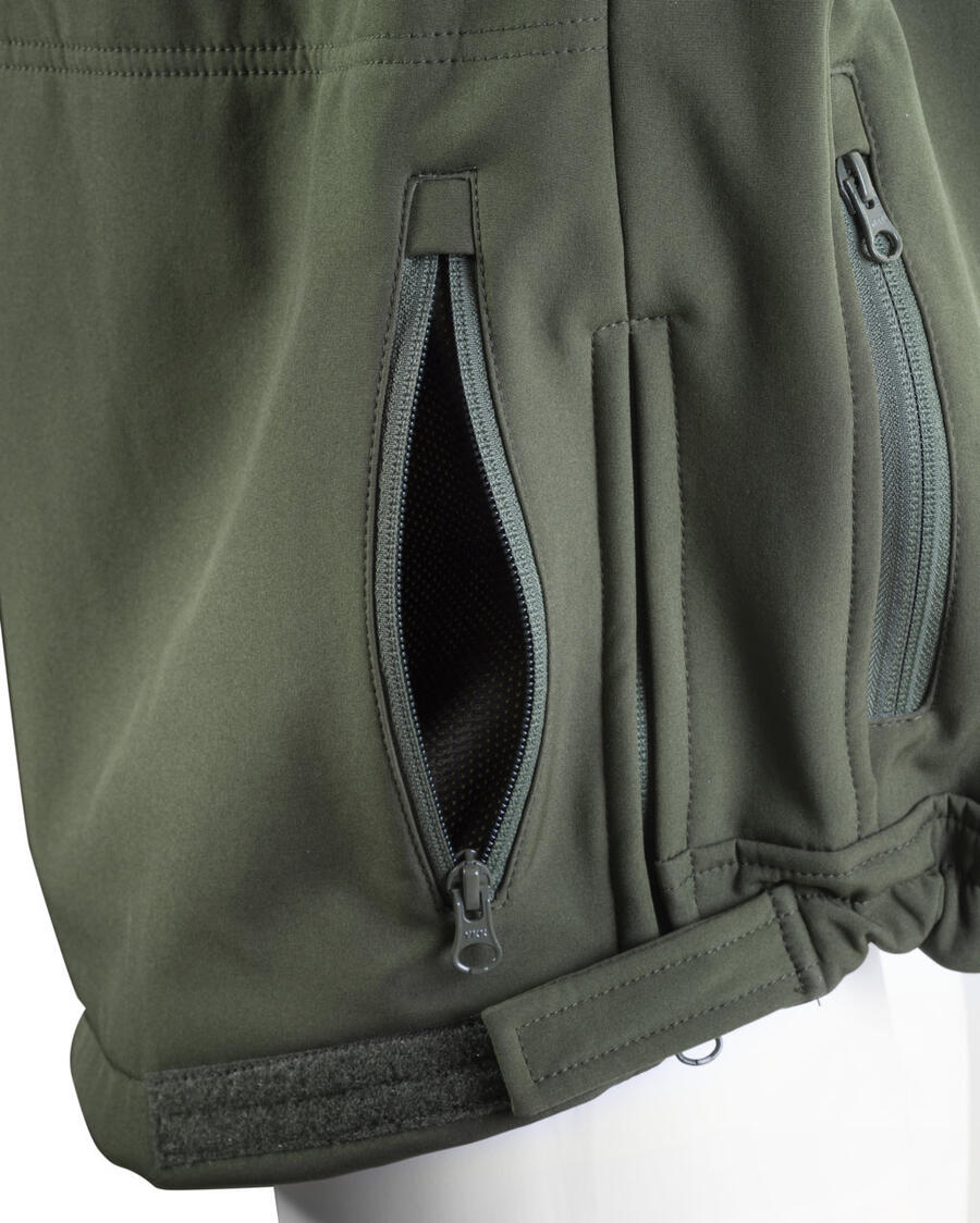 OPENLAND Giacca Softshell – Parka Tecnico con Cappuccio Doppio e Fodera Rimovibile