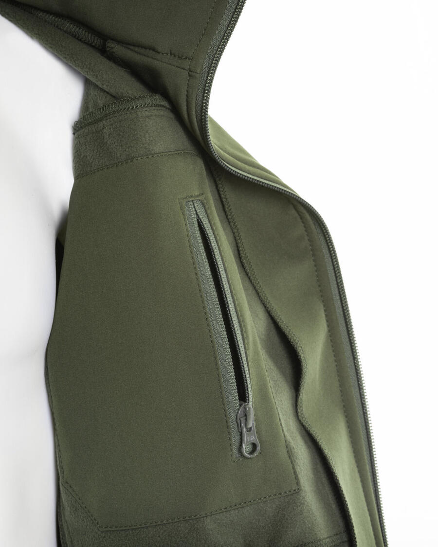 OPENLAND Giacca Softshell – Parka Tecnico con Cappuccio Doppio e Fodera Rimovibile