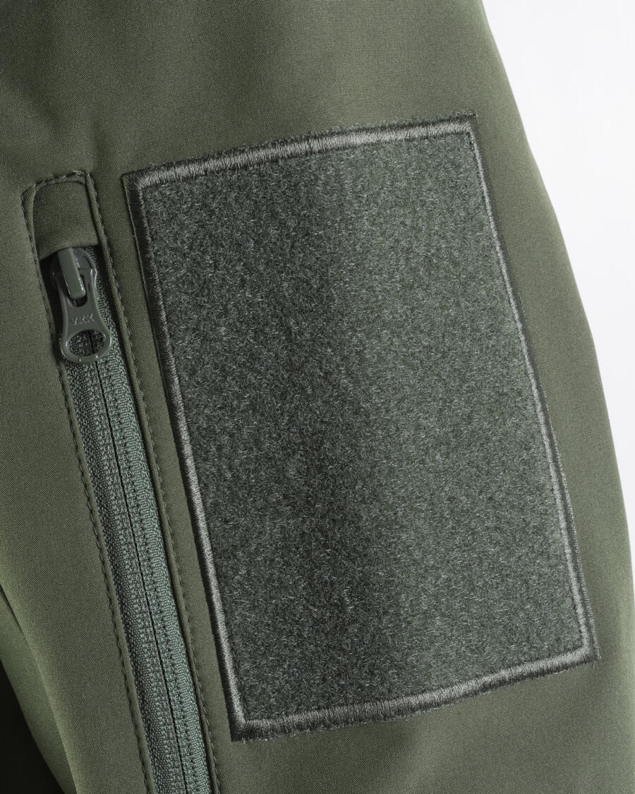 OPENLAND Giacca Softshell – Parka Tecnico con Cappuccio Doppio e Fodera Rimovibile