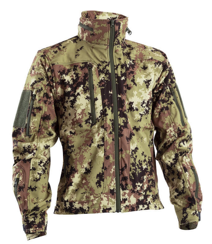 OPENLAND Giacca Softshell – Parka Tecnico con Cappuccio Doppio e Fodera Rimovibile