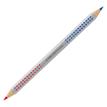 Matita Bicolore Jumbo Grip Antiscivolo FABER-CASTELL - conf. 12 pz