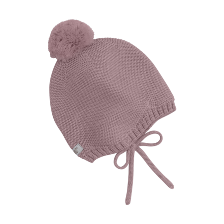 Berrettino in Lana Merino Extra Fine con Pompom – Woodrose