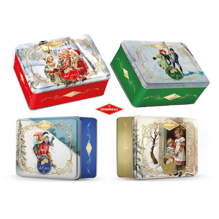 Lattine collezione "dal 1933" con torroncini Condorelli