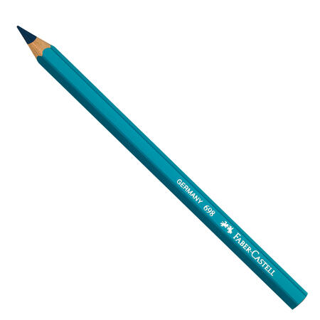 Matita Jumbo Esagonale Mina Blu per Alimenti FABER-CASTELL - conf. 12 pz