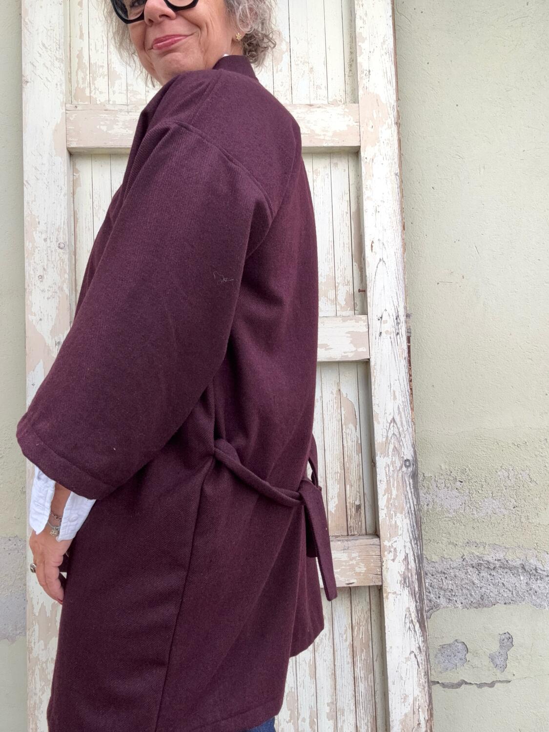 Kimono bordeaux 