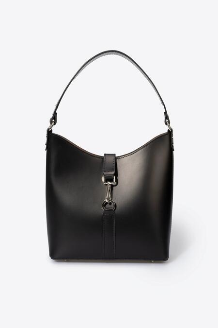 Borsa a spalla in vera pelle da donna