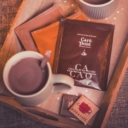 Cioccolato in polvere gusto CACAO/VANIGLIA/CANNELLA/ARANCIA