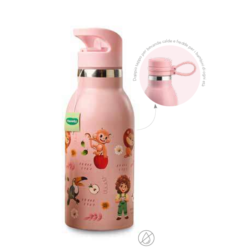 Neavita - Kids Bottiglia thermos rosa pallido