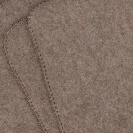 Copertina in Pile di Lana 100% – Savannah Melange (70×70 cm)
