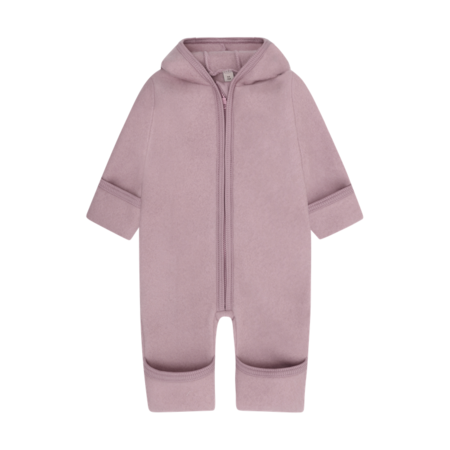 Tuta in Lana Merino Extra Fine con Cappuccio Orsetto – Woodrose