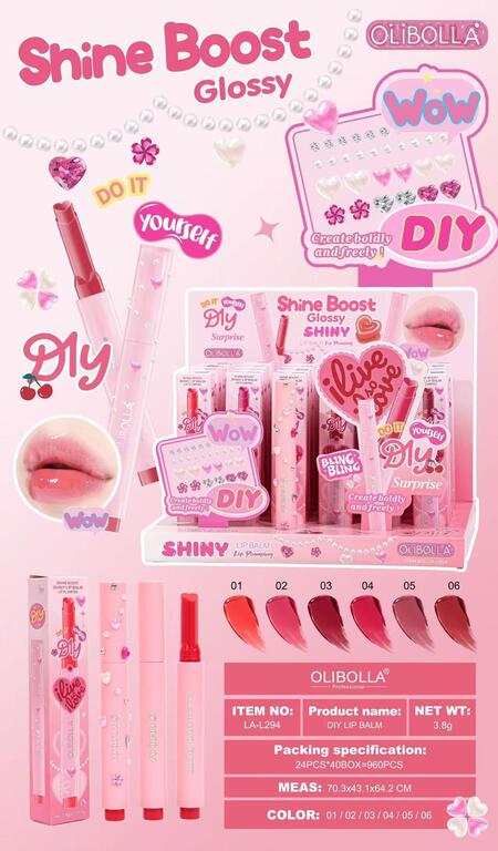 Olibolla Shine Boost Glossy [Conf. da 24 pezzi]