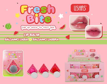 Ushas Fresh Bite Lip Balm [Conf. da 24 pezzi]