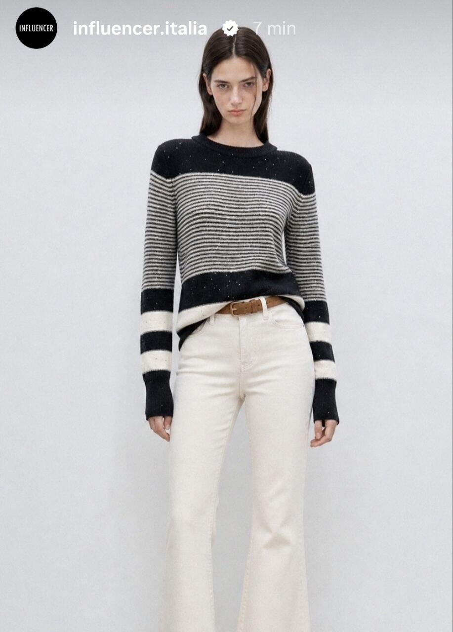 Maglia Influencer Rigata