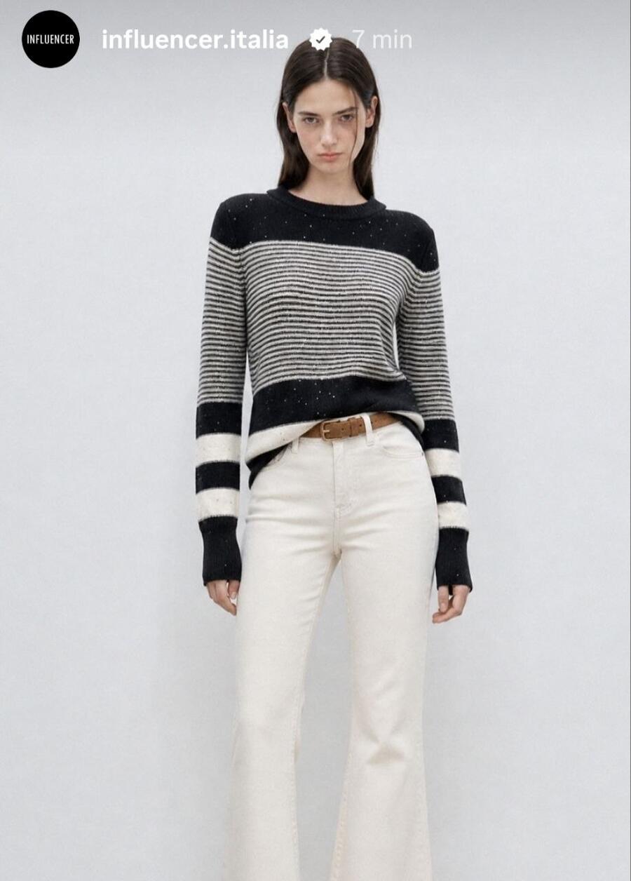 Maglia Influencer Rigata