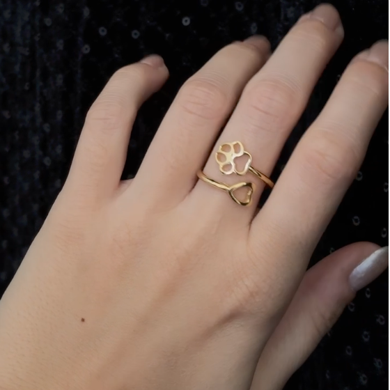Anello Amore Mio, Cuor di Cucciolo e Libellula