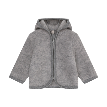 Giacca in pile di lana merino extra fine – Medium Grey