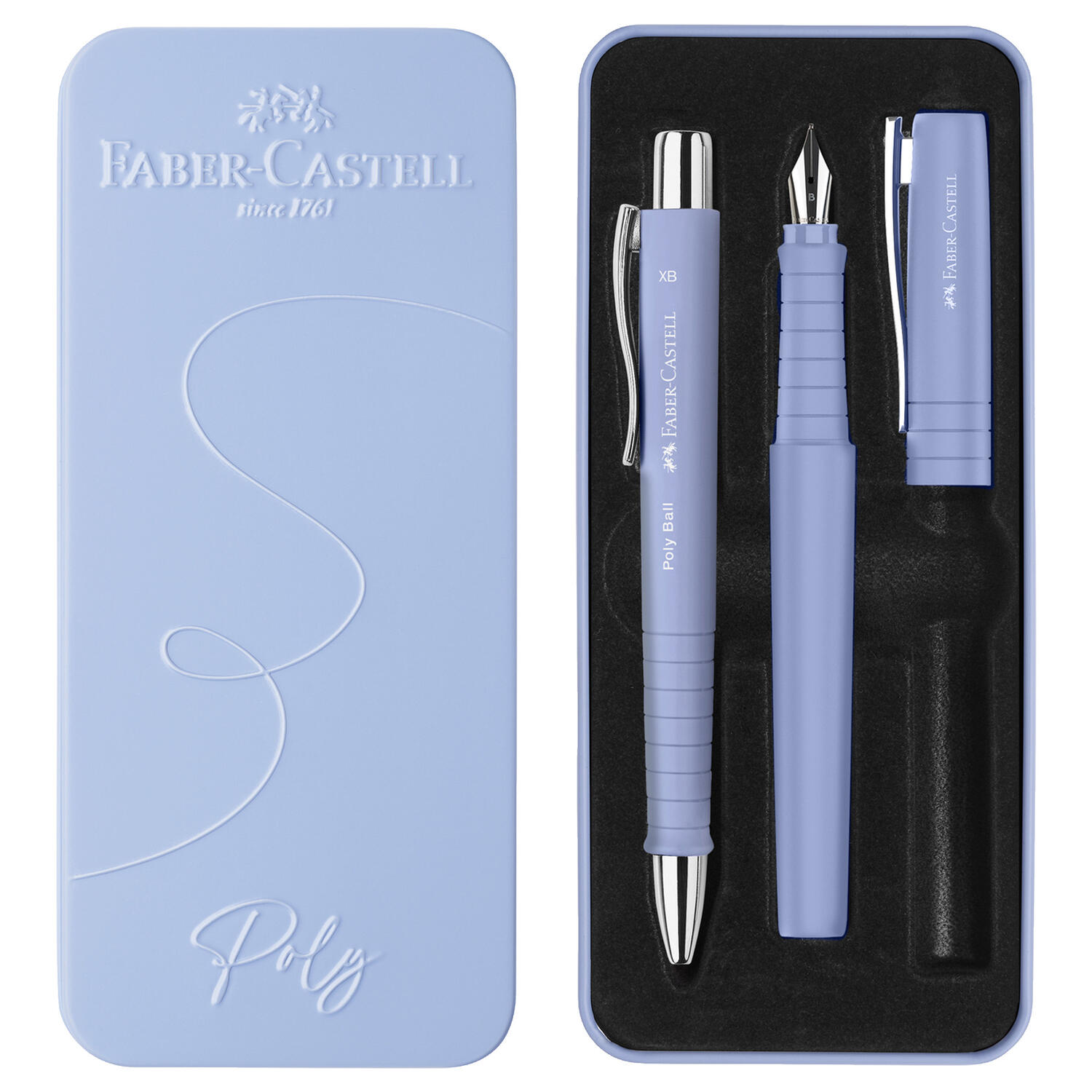 Set Regalo Poly Penna Sfera e Stilografica FABER-CASTELL