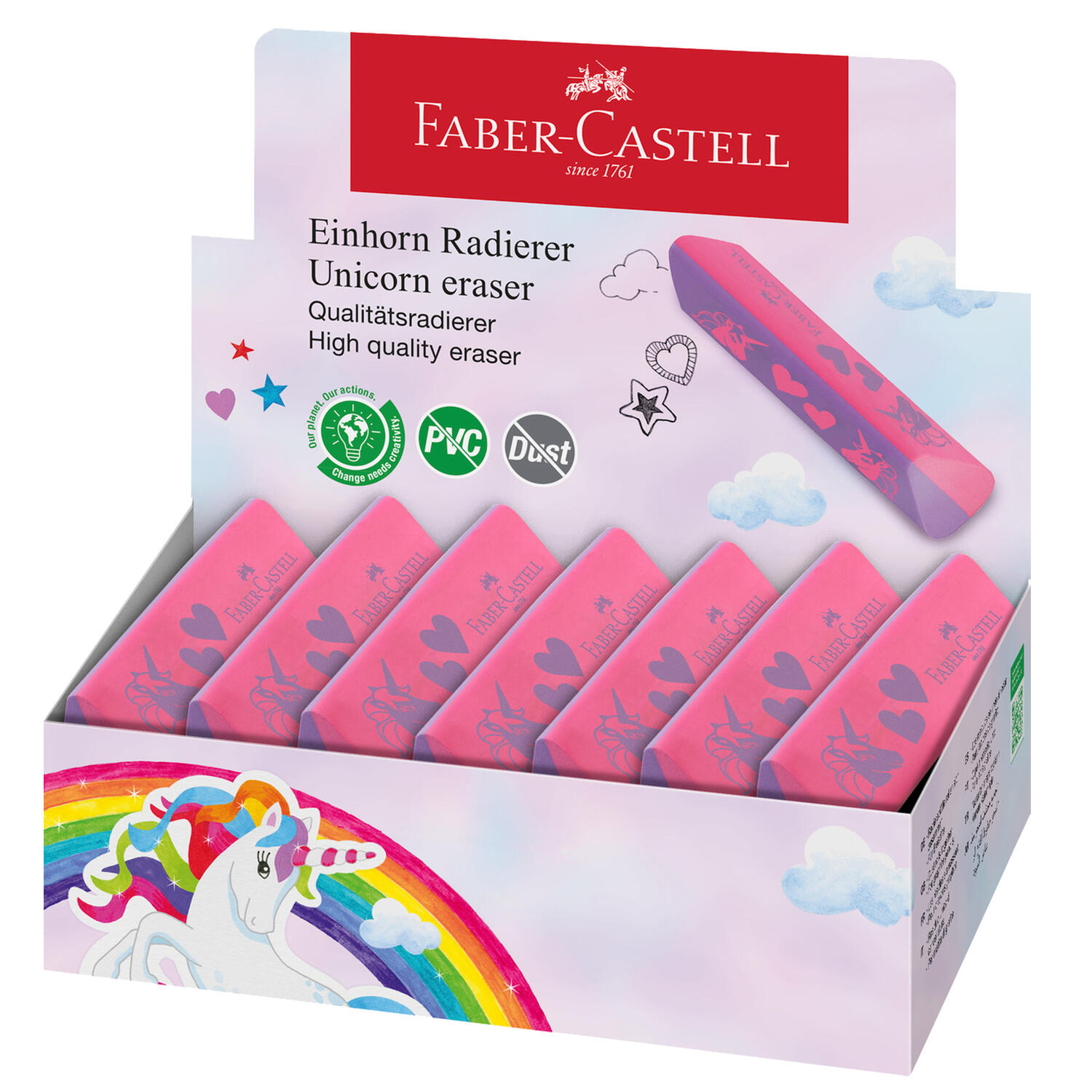 Gomma Triangolare FABER-CASTELL - conf. 15 pz