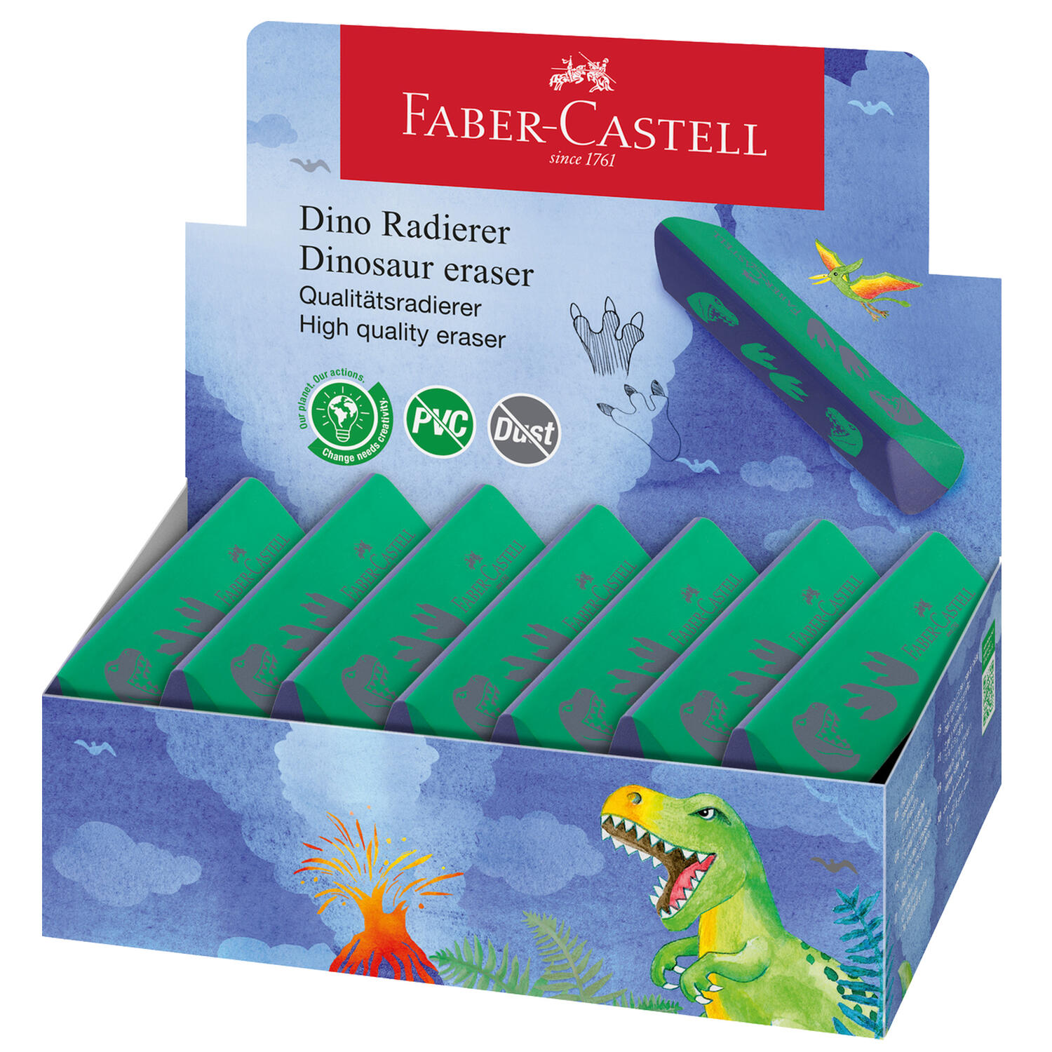 Gomma Triangolare FABER-CASTELL - conf. 15 pz