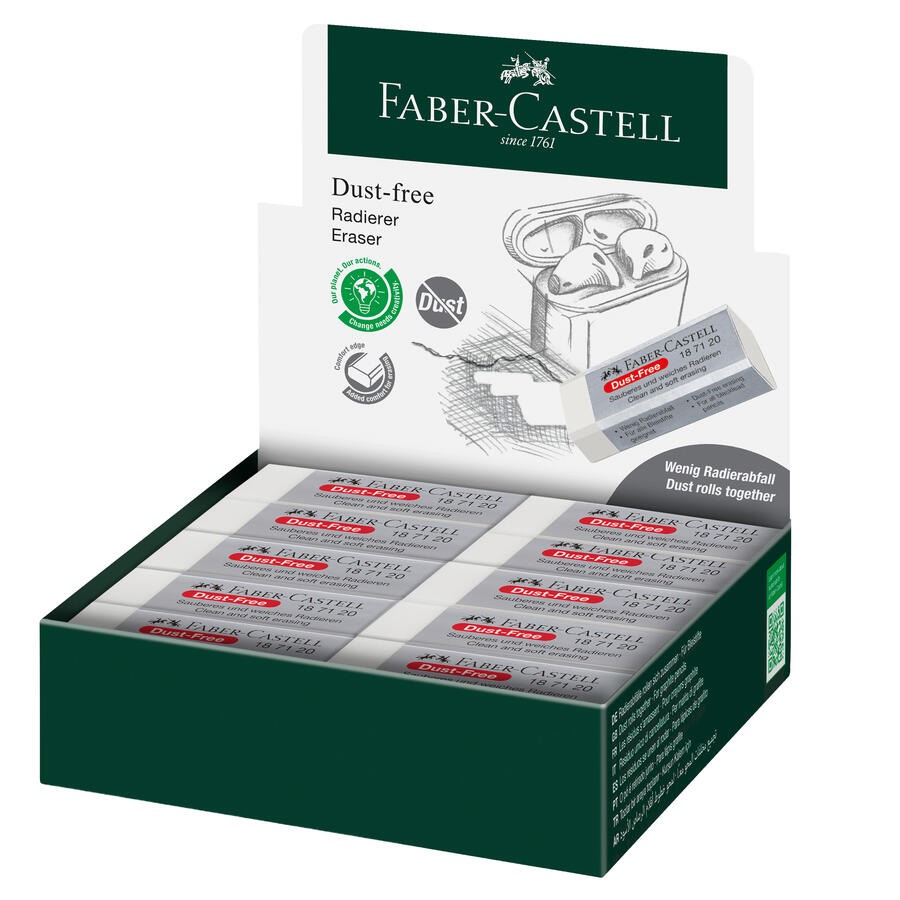 Gomma Dust Free in Vinile FABER-CASTELL - conf. 20 pz