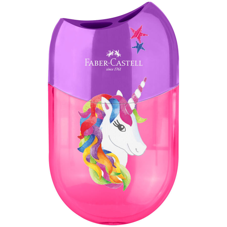 Temperamatite Fantasie Assortite Unicorno e Dinosauro FABER-CASTELL - conf. 18 pz