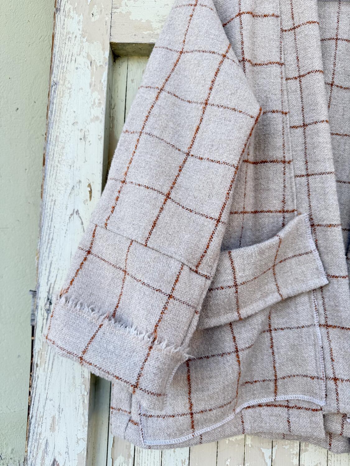 Giacca Kimono con quadri